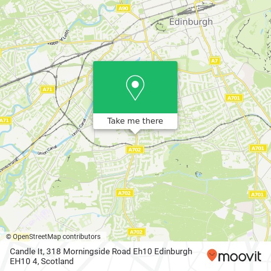 Candle It, 318 Morningside Road Eh10 Edinburgh EH10 4 map