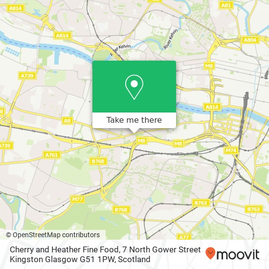 Cherry and Heather Fine Food, 7 North Gower Street Kingston Glasgow G51 1PW map