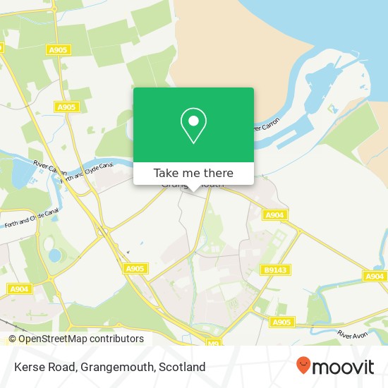 Kerse Road, Grangemouth map