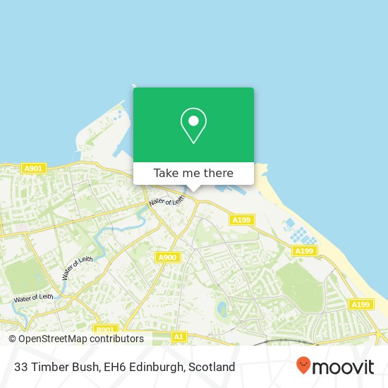 33 Timber Bush, EH6 Edinburgh map