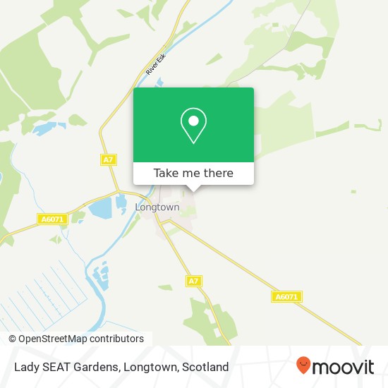 Lady SEAT Gardens, Longtown map