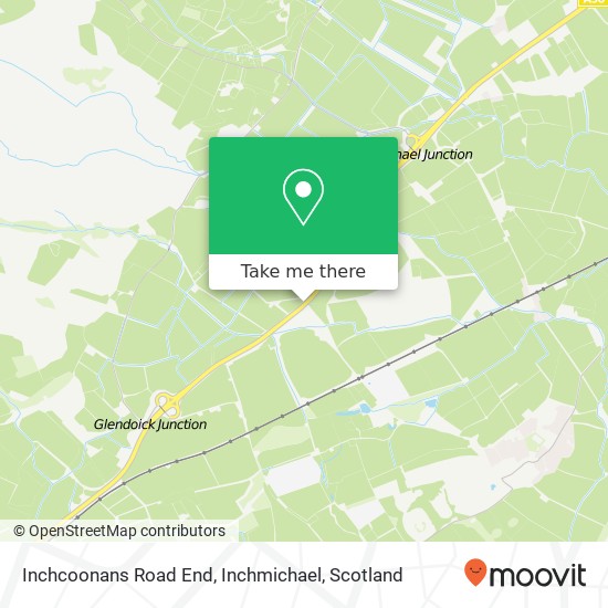 Inchcoonans Road End, Inchmichael map