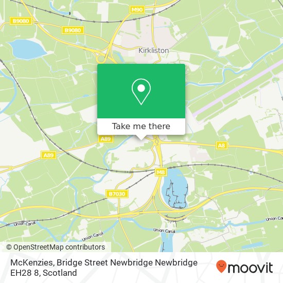 McKenzies, Bridge Street Newbridge Newbridge EH28 8 map