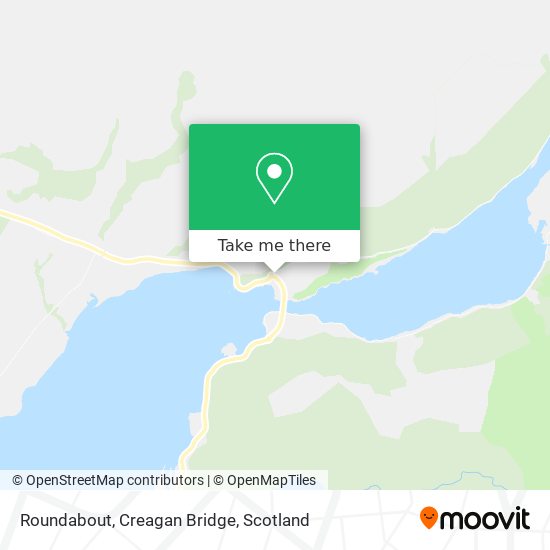 Roundabout, Creagan Bridge map