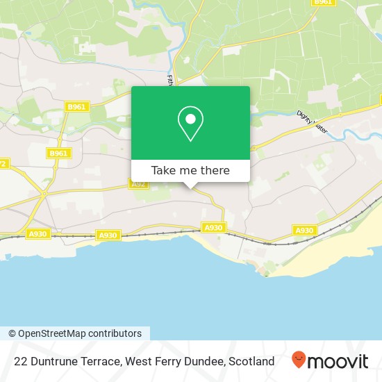 22 Duntrune Terrace, West Ferry Dundee map