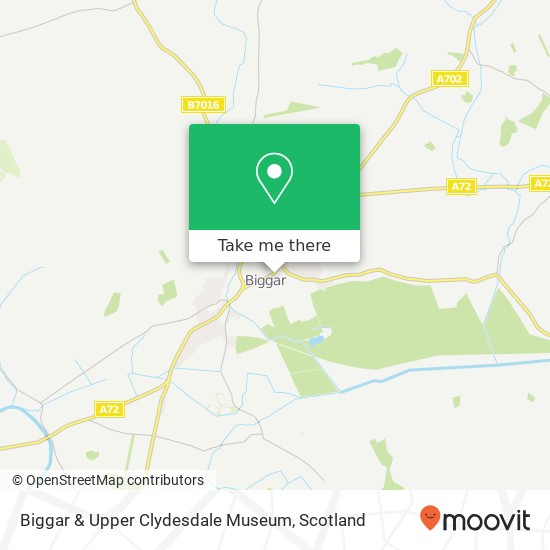 Biggar & Upper Clydesdale Museum map