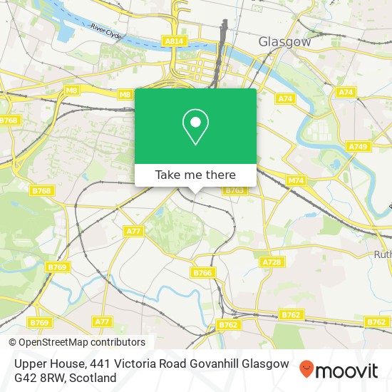 Upper House, 441 Victoria Road Govanhill Glasgow G42 8RW map