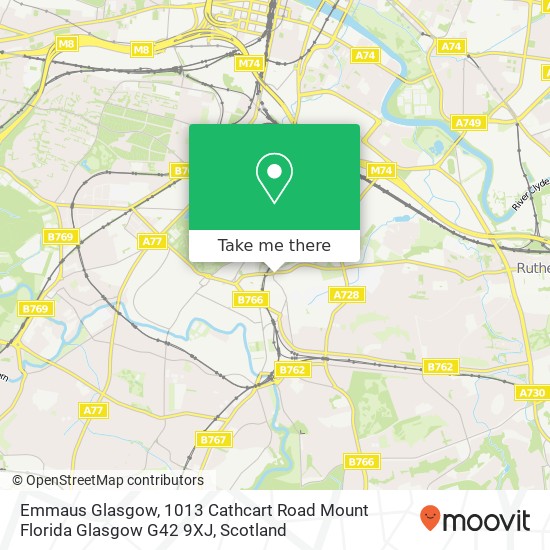 Emmaus Glasgow, 1013 Cathcart Road Mount Florida Glasgow G42 9XJ map