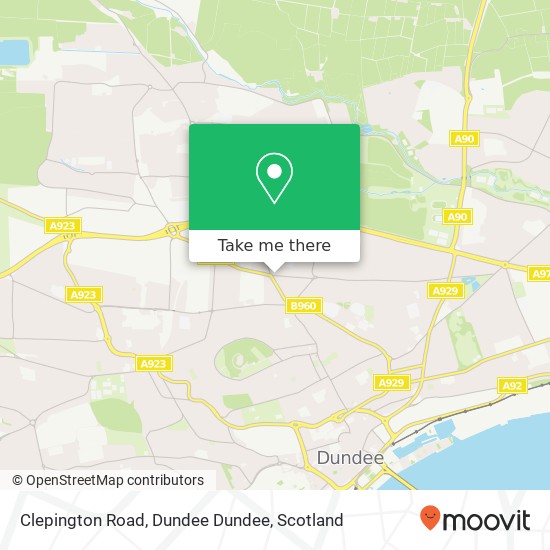 Clepington Road, Dundee Dundee map
