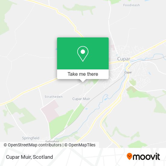 Cupar Muir map