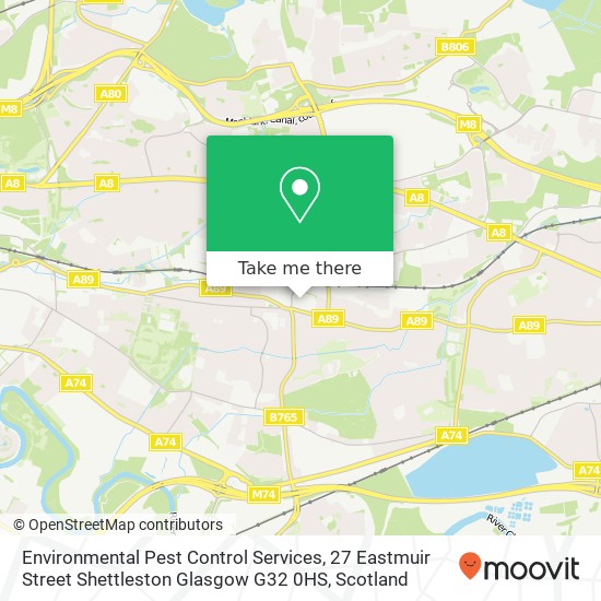 Environmental Pest Control Services, 27 Eastmuir Street Shettleston Glasgow G32 0HS map