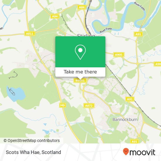 Scots Wha Hae map