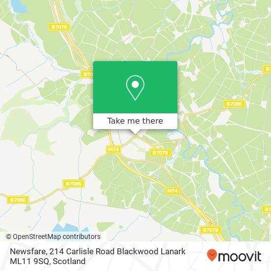 Newsfare, 214 Carlisle Road Blackwood Lanark ML11 9SQ map
