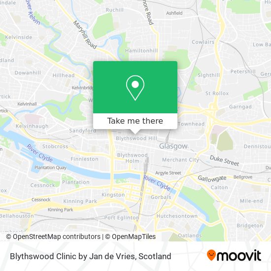 Blythswood Clinic by Jan de Vries map