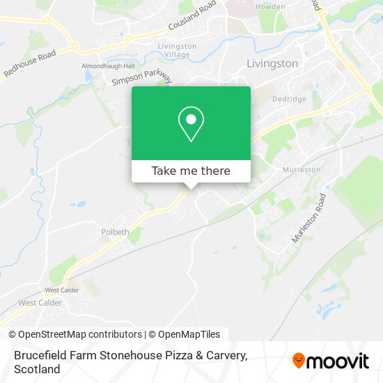 Brucefield Farm Stonehouse Pizza & Carvery map