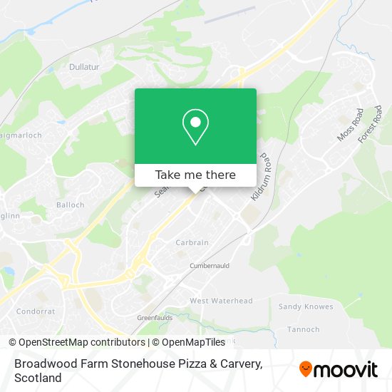 Broadwood Farm Stonehouse Pizza & Carvery map