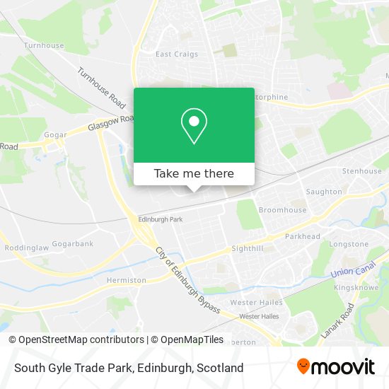 South Gyle Trade Park, Edinburgh map