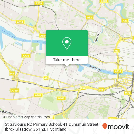 St Saviour's RC Primary School, 41 Dunsmuir Street Ibrox Glasgow G51 2DT map