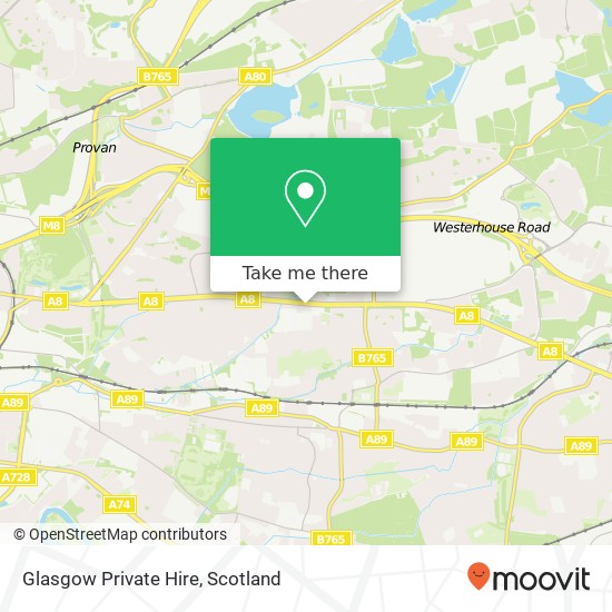Glasgow Private Hire map