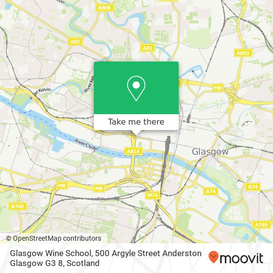 Glasgow Wine School, 500 Argyle Street Anderston Glasgow G3 8 map