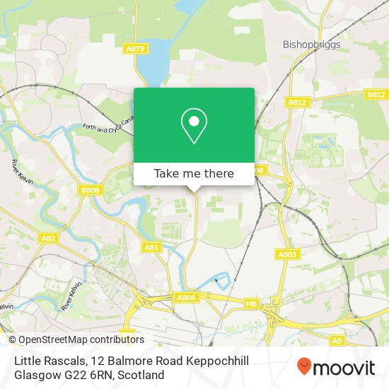 Little Rascals, 12 Balmore Road Keppochhill Glasgow G22 6RN map