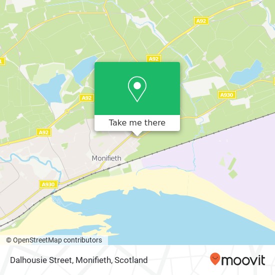 Dalhousie Street, Monifieth map