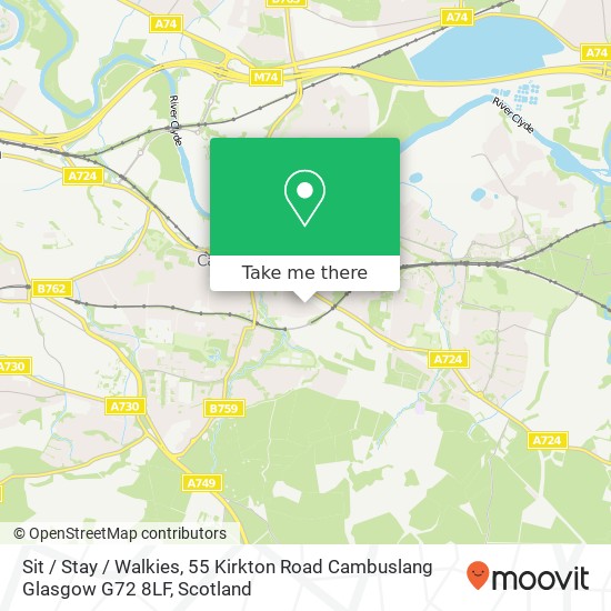 Sit / Stay / Walkies, 55 Kirkton Road Cambuslang Glasgow G72 8LF map