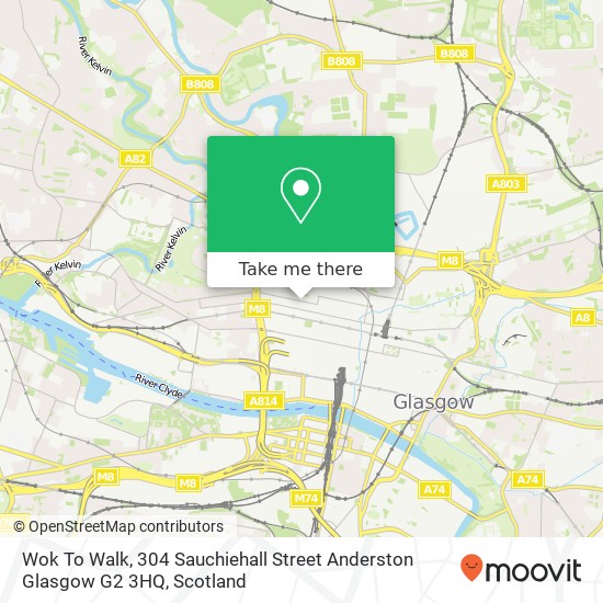 Wok To Walk, 304 Sauchiehall Street Anderston Glasgow G2 3HQ map