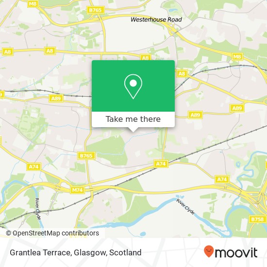 Grantlea Terrace, Glasgow map