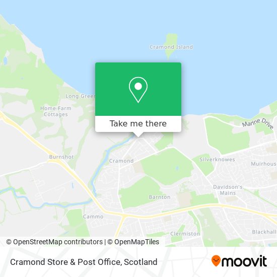 Cramond Store & Post Office map
