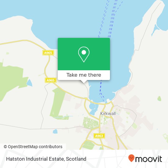 Hatston Industrial Estate map