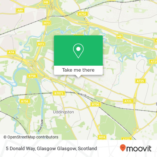 5 Donald Way, Glasgow Glasgow map
