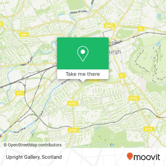 Upright Gallery map