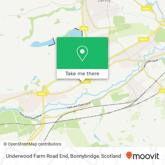 Underwood Farm Road End, Bonnybridge map