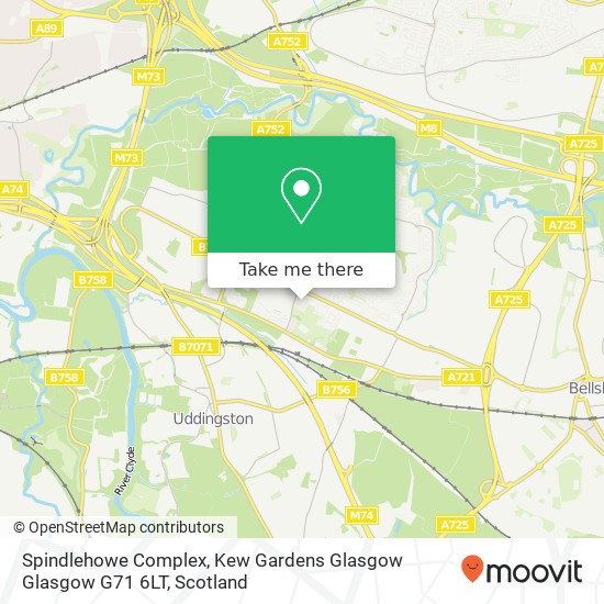Spindlehowe Complex, Kew Gardens Glasgow Glasgow G71 6LT map