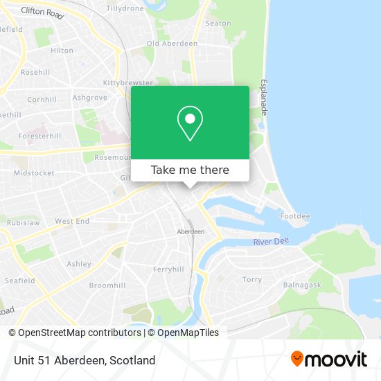 Unit 51 Aberdeen map