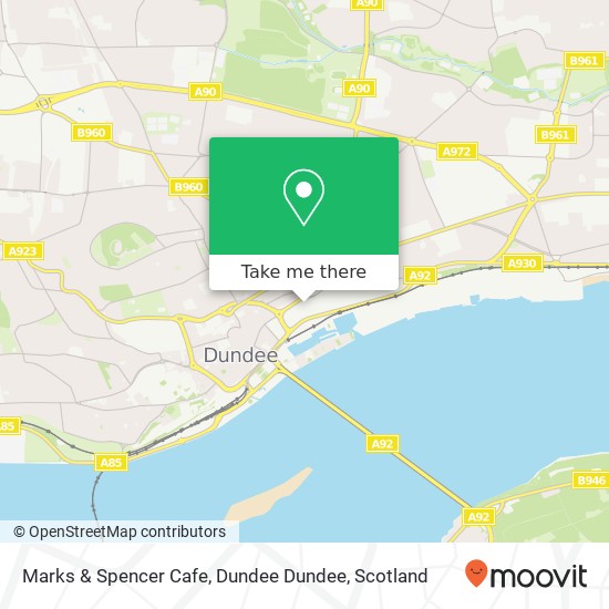 Marks & Spencer Cafe, Dundee Dundee map