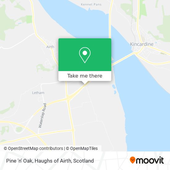 Pine 'n' Oak, Haughs of Airth map