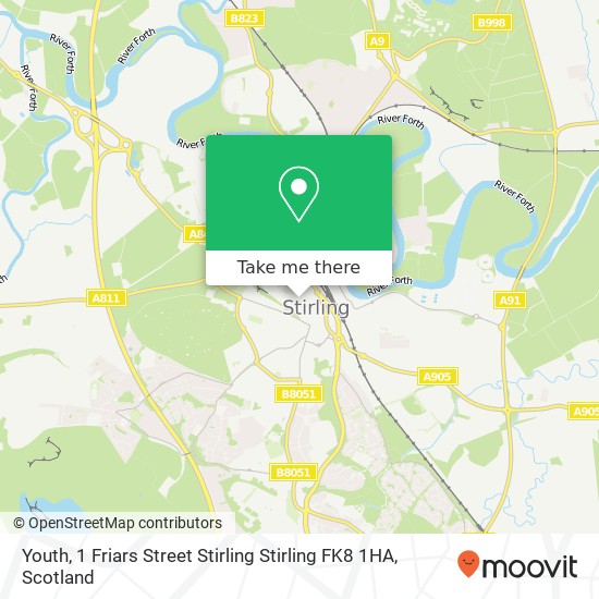 Youth, 1 Friars Street Stirling Stirling FK8 1HA map