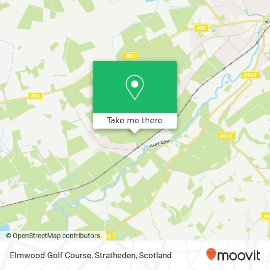 Elmwood Golf Course, Stratheden map
