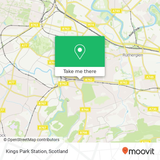 Kings Park Station map