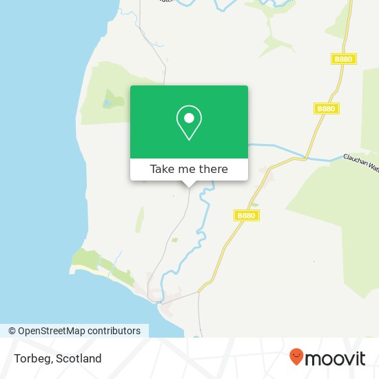 Torbeg map