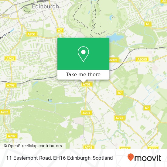11 Esslemont Road, EH16 Edinburgh map