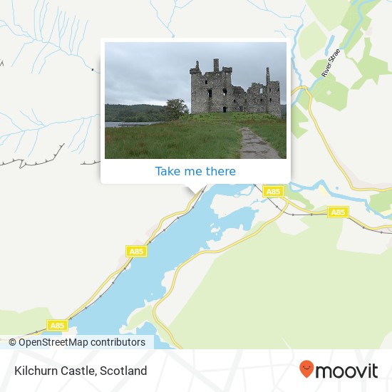 Kilchurn Castle map
