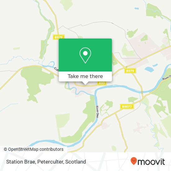 Station Brae, Peterculter map