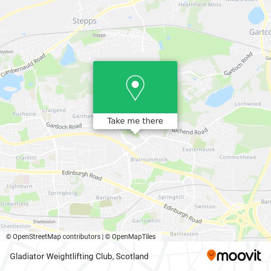 Gladiator Weightlifting Club map