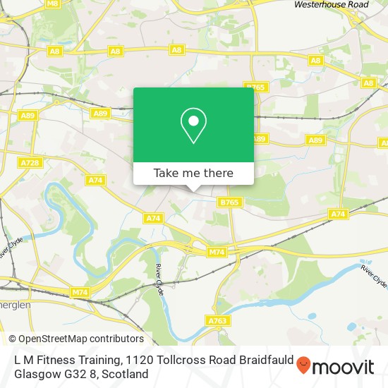 L M Fitness Training, 1120 Tollcross Road Braidfauld Glasgow G32 8 map