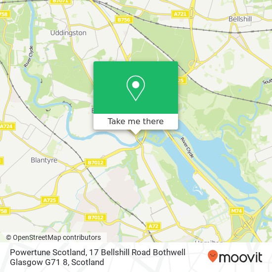 Powertune Scotland, 17 Bellshill Road Bothwell Glasgow G71 8 map