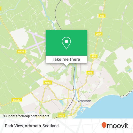 Park View, Arbroath map