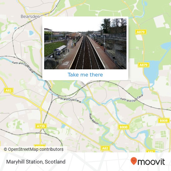 Maryhill Station map